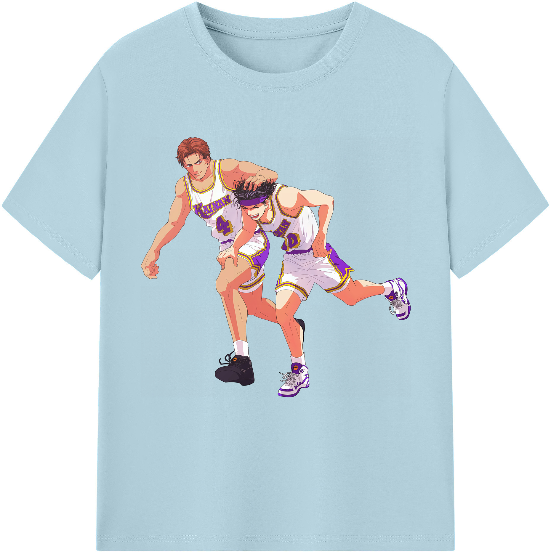 （画像用） SLAM DUNK／スラムダンク 綿100％半袖Tシャツ（フロントプリント）